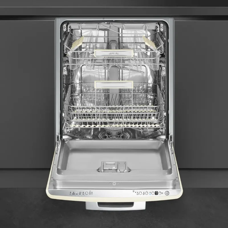 Máquina de Lavar Loiça Smeg STFABCR3 - Anni 50, Creme, 11 Prog, B - Image 2