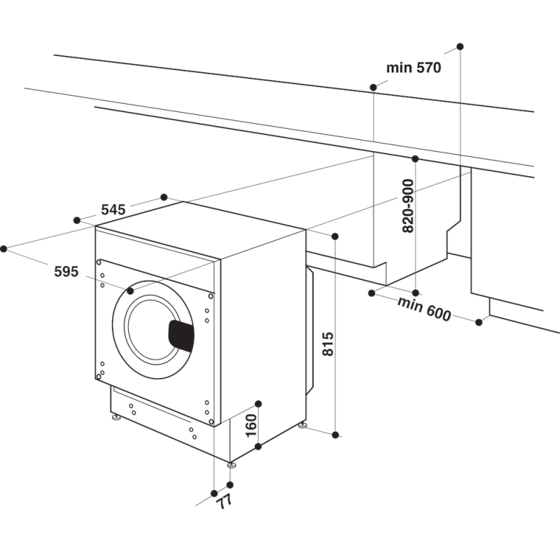 Máquina de Roupa Whirlpool BI WDWG 961485 EU - Image 13