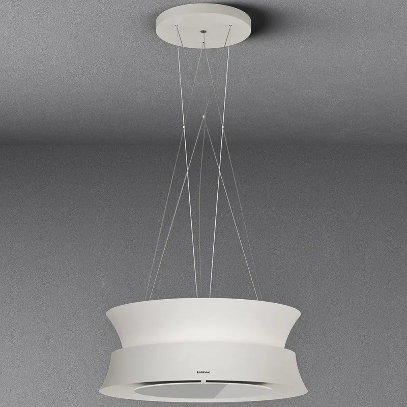 Exaustor Falmec Dama Ilha - 60 cm - Branco - 600 m3/h