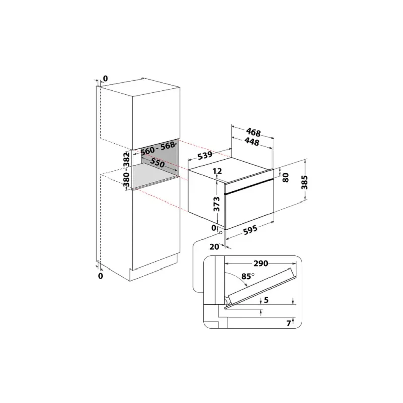 Micro-Onda Whirlpool WMD7O4TSG​ - Image 7