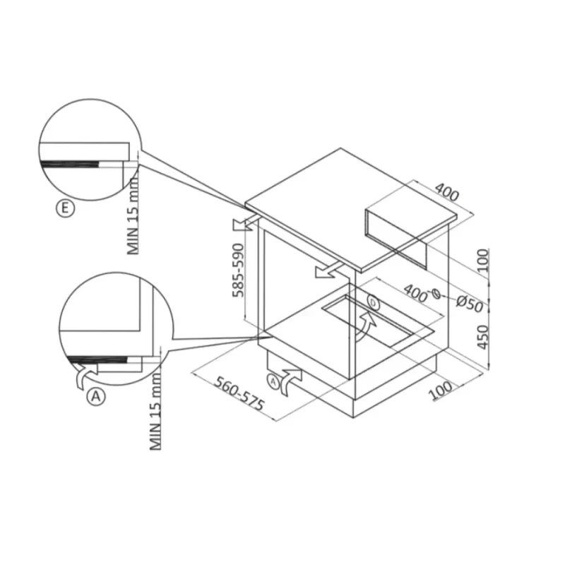 Forno a gás Meireles MFG 2604 N - Image 2