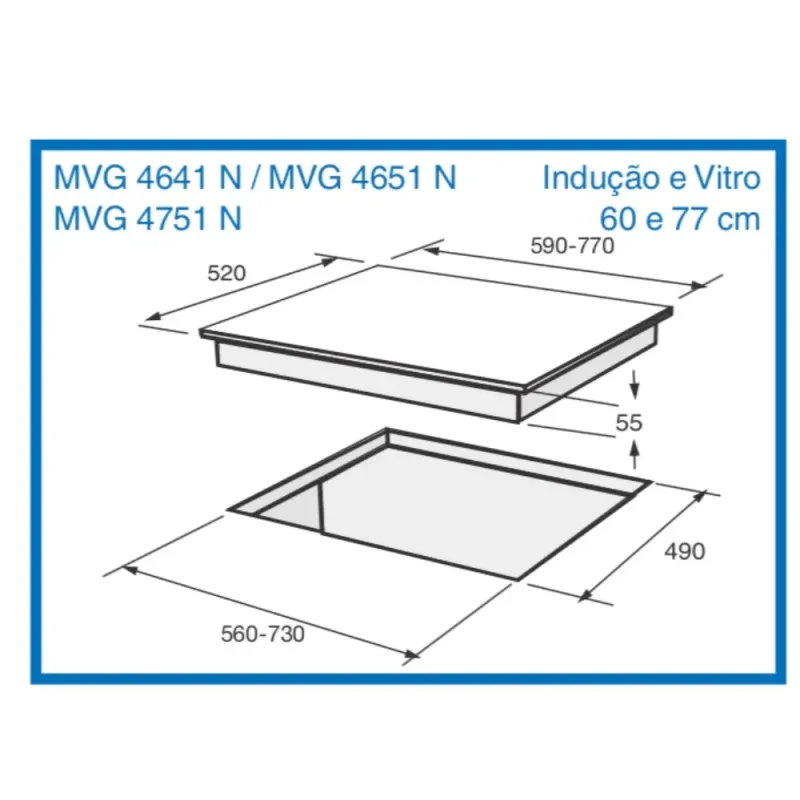 Placa Vitrocerâmica Meireles MV 2905 - Image 2