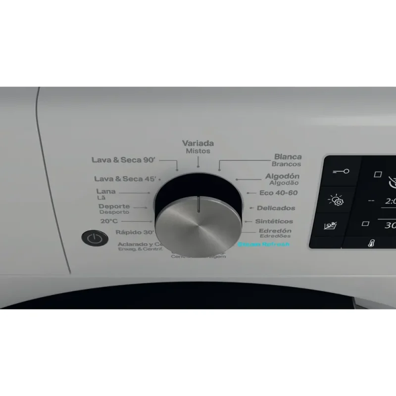 Máquina de Lavar e Secar Roupa Whirlpool FFWDD 1174269 SBV SPT - Image 6