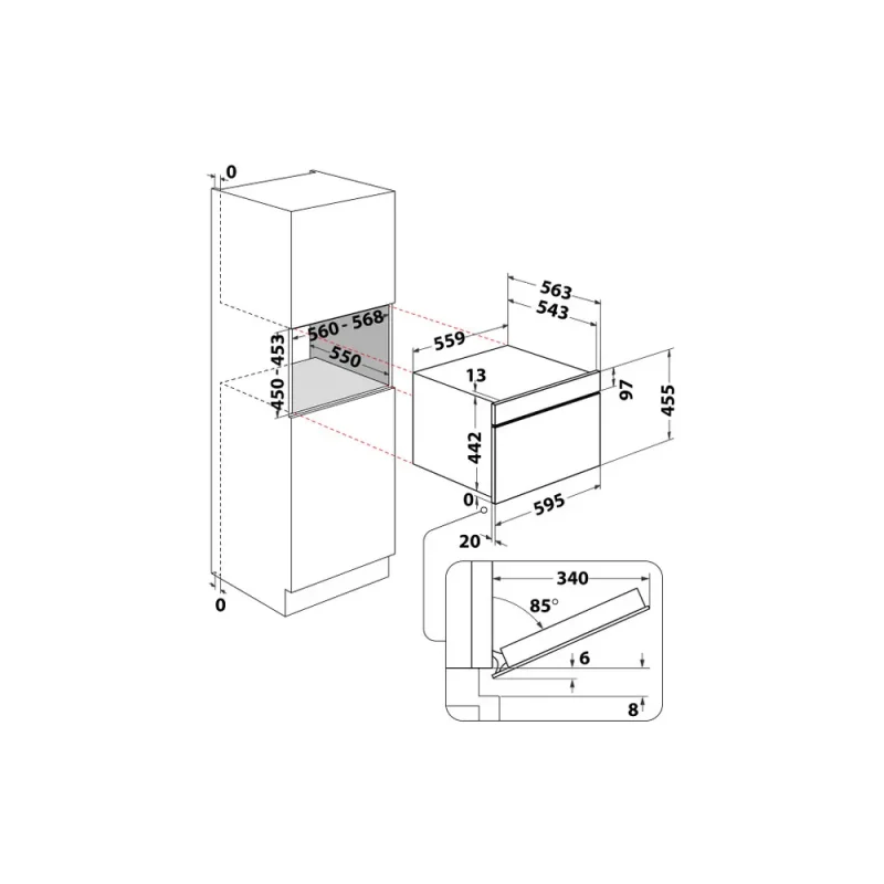 Forno Gama 45cm Whirlpool WCC48HMSXA - Image 7
