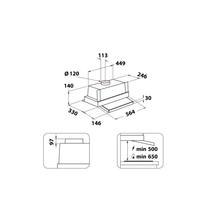 Exaustor Whirlpool WSK64FLSX - Image 8