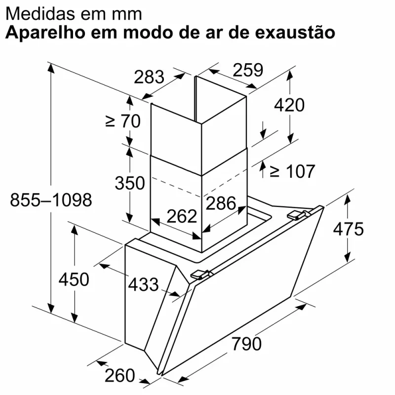 Chaminé Balay 3BC587LB - Image 7