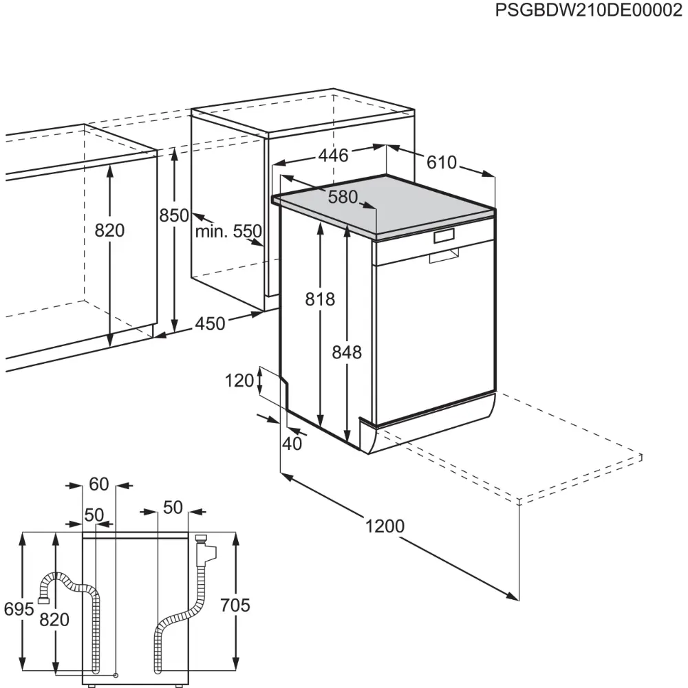 Máquina de Lavar Loiça Electrolux ESS42220SW - Image 9