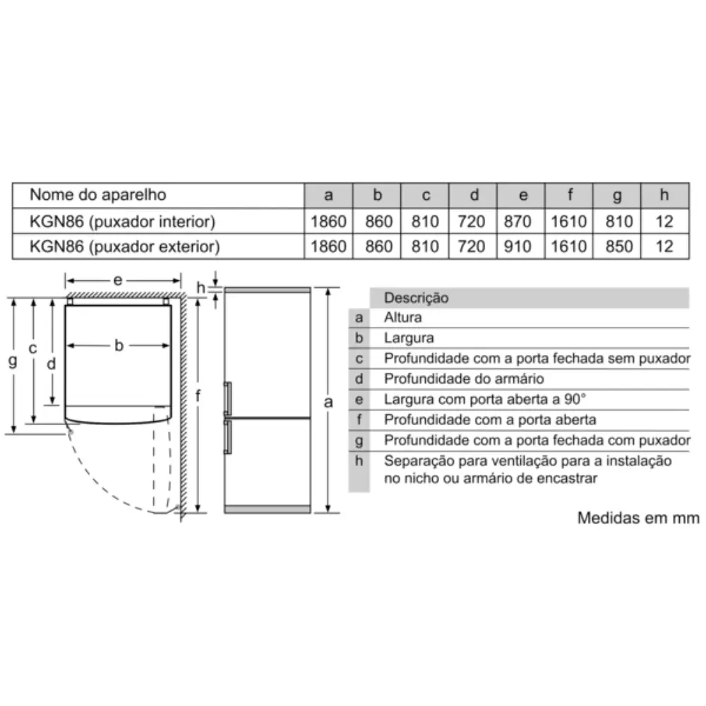 Frigorífico Combinado Bosch KGN86AIDR - Image 3