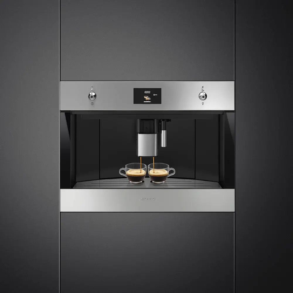 Máquina de Café de Encastre Smeg Classica - Automática - 45cm Altura - Inox - CMS4303X - Image 2