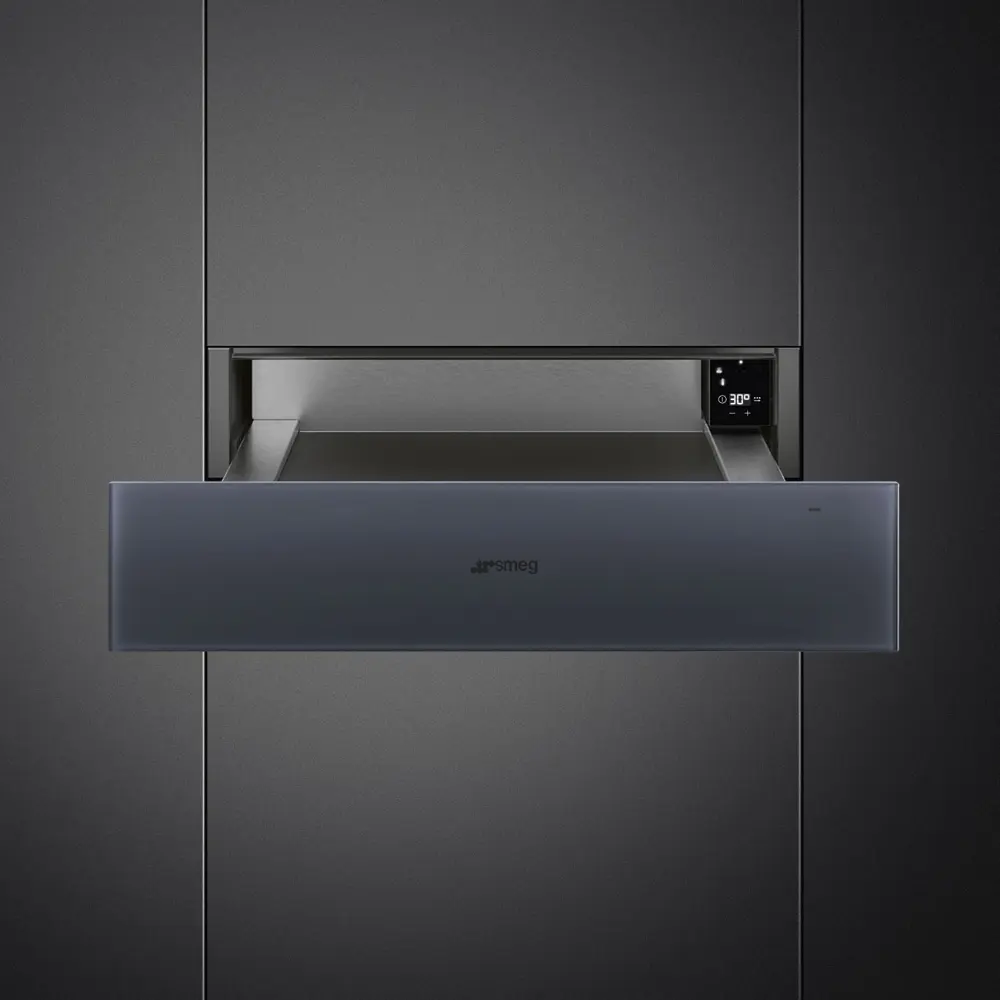 Gaveta de Aquecimento Smeg Linea - 14cm Altura - Neptune Grey - CPRT115G - Image 2