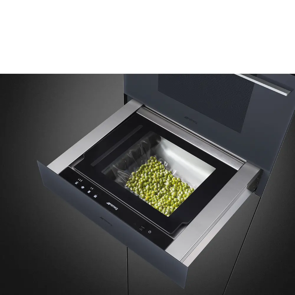 Gaveta de Vácuo Smeg Linea - 14cm Altura - Neptune Grey - CPV115G - Image 5