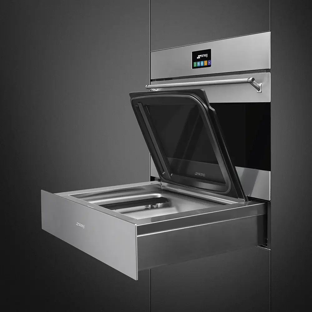 Gaveta de Vácuo Smeg Classica - 14cm Altura - Inox - CPV315X - Image 6