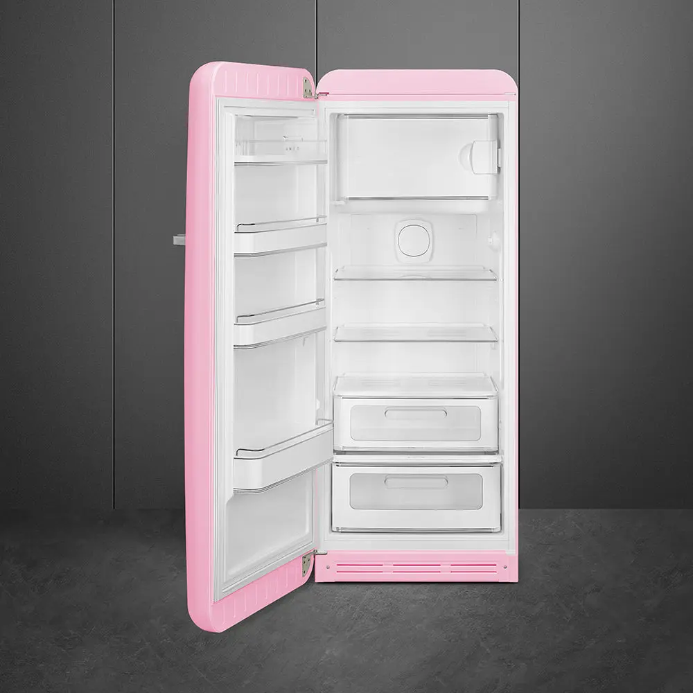 Frigorífico 1 Porta Smeg 50's Style - 153cm - Rosa - Dobradiça à Esquerda - FAB28LPK6 - Image 2