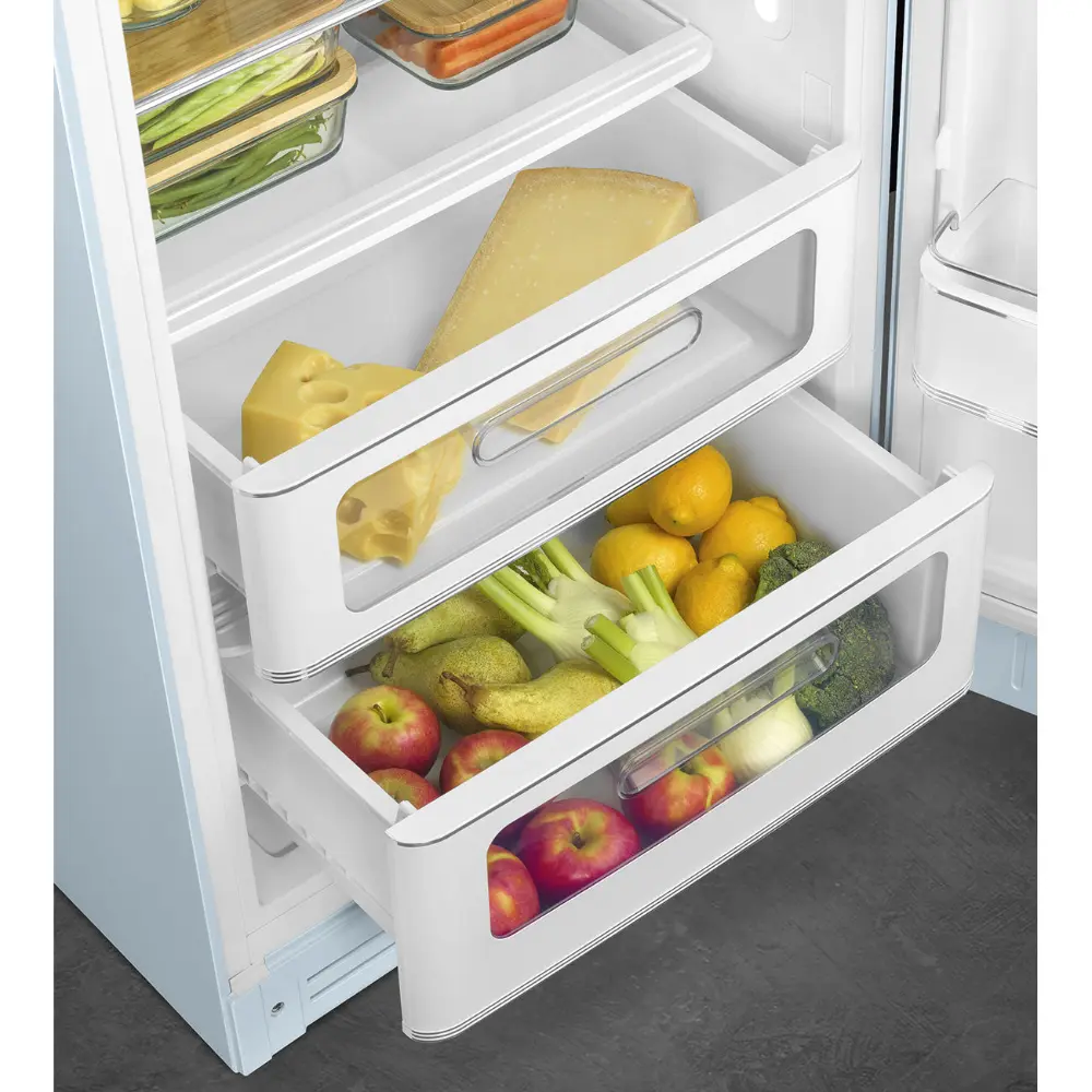 Frigorífico 1 Porta Smeg Anni 50 - 153cm - Azul Céu - Dobradiça à Direita - FAB28RPB6 - Image 5