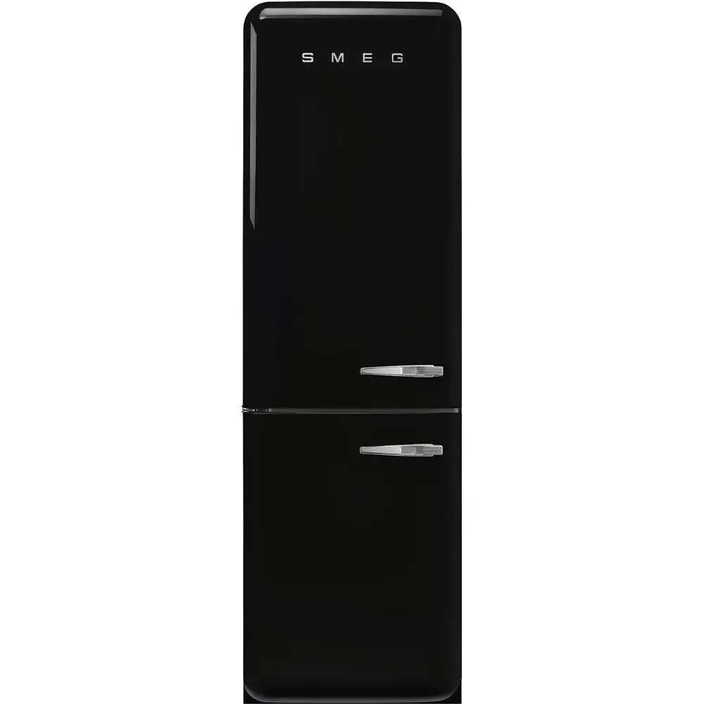 Frigorífico Combinado Smeg Anni 50 - NoFrost - Preto - Dobradiça à Esquerda - FAB32LBL6