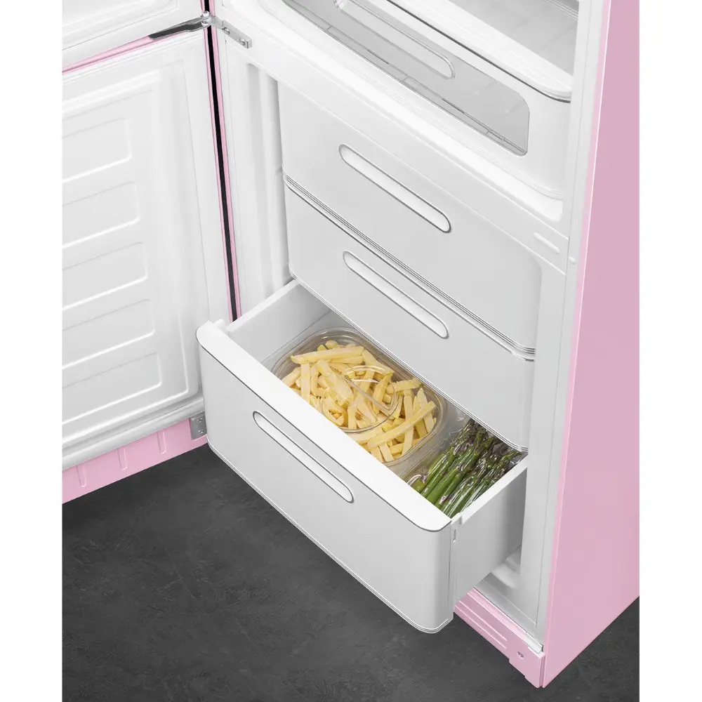 Frigorífico Combinado Smeg Anni 50 - NoFrost - Rosa - Dobradiça à Esquerda - FAB32LPK6 - Image 4