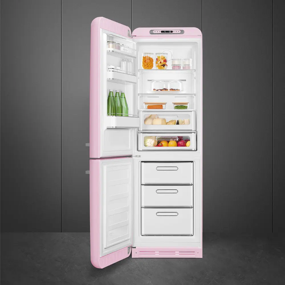 Frigorífico Combinado Smeg Anni 50 - NoFrost - Rosa - Dobradiça à Esquerda - FAB32LPK6 - Image 2