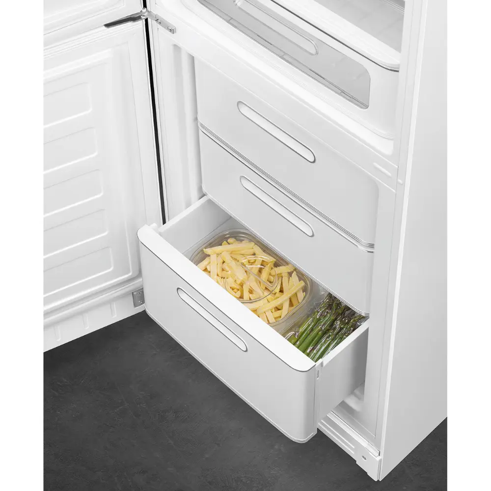 Frigorífico Combinado Smeg Anni 50 - NoFrost - Branco - Dobradiça à Esquerda - FAB32LWH6 - Image 4
