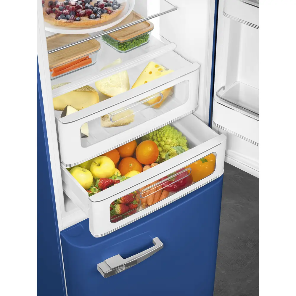 Frigorífico Combinado Smeg Anni 50 - NoFrost - Azul - Dobradiça à Direita - FAB32RBE6 - Image 6