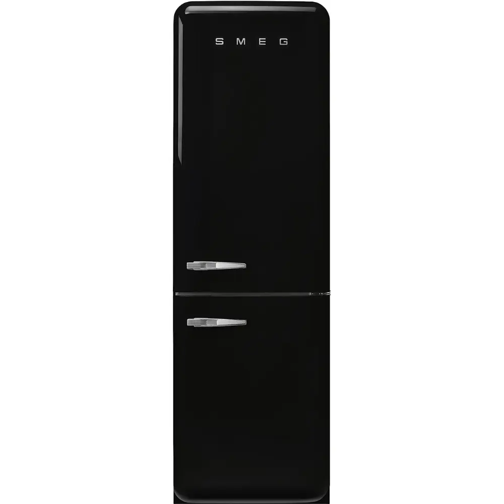 Frigorífico Combinado Smeg Anni 50 - NoFrost - Preto - Dobradiça à Direita - FAB32RBL6