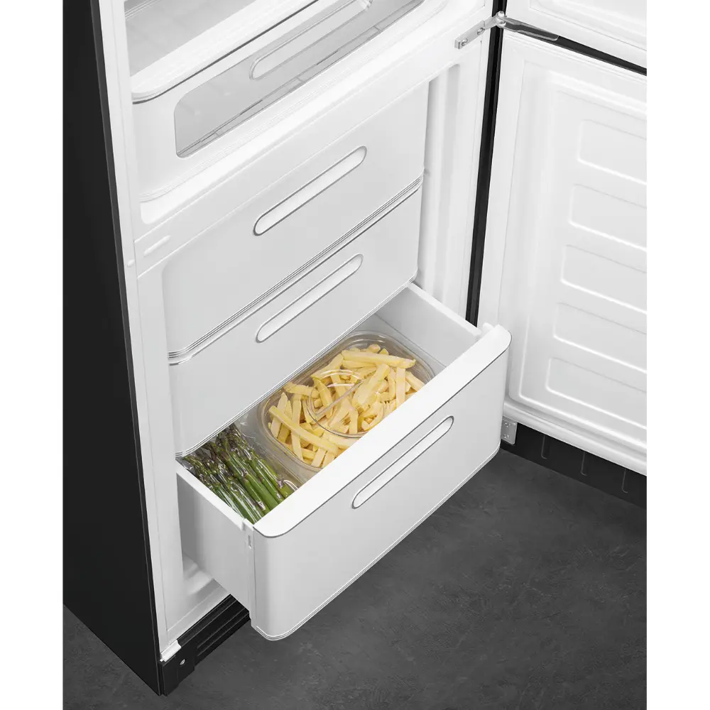 Frigorífico Combinado Smeg Anni 50 - NoFrost - Preto - Dobradiça à Direita - FAB32RBL6 - Image 6