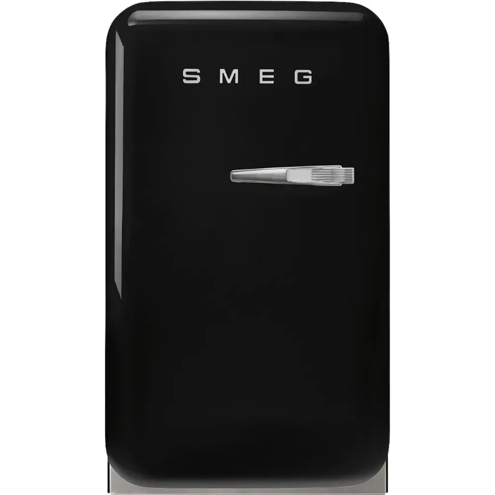 Minibar Smeg Anni 50 - 73cm - Preto - Dobradiça à Esquerda - FAB5LBL6