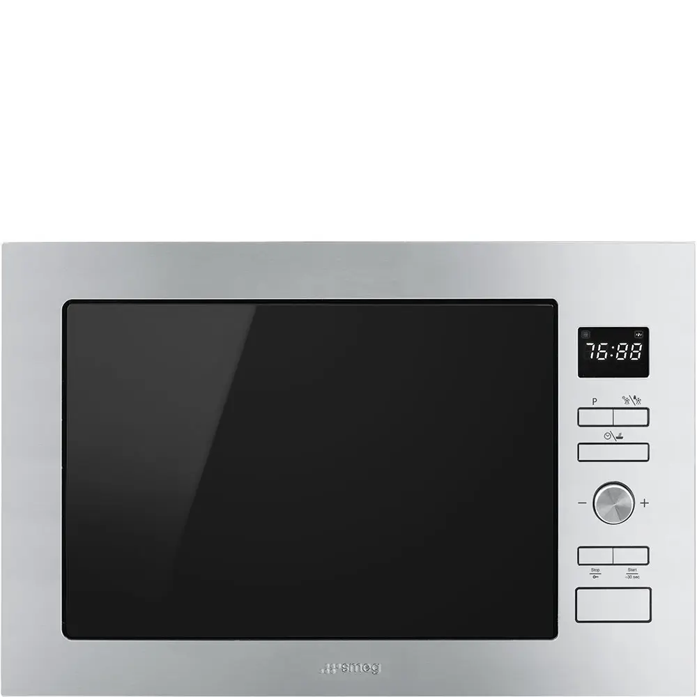 Micro-ondas de Encastre Smeg Selezione - 25 Litros - 39cm Altura - Inox - FMI425X