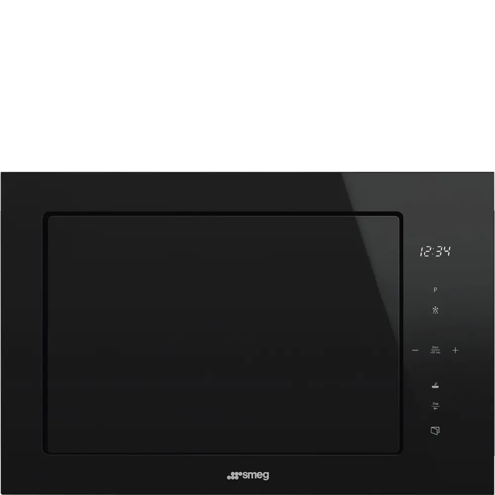 Micro-ondas de Encastre Smeg Dolce Stil Novo - 25 Litros - 39cm Altura - Preto - FMI625CN