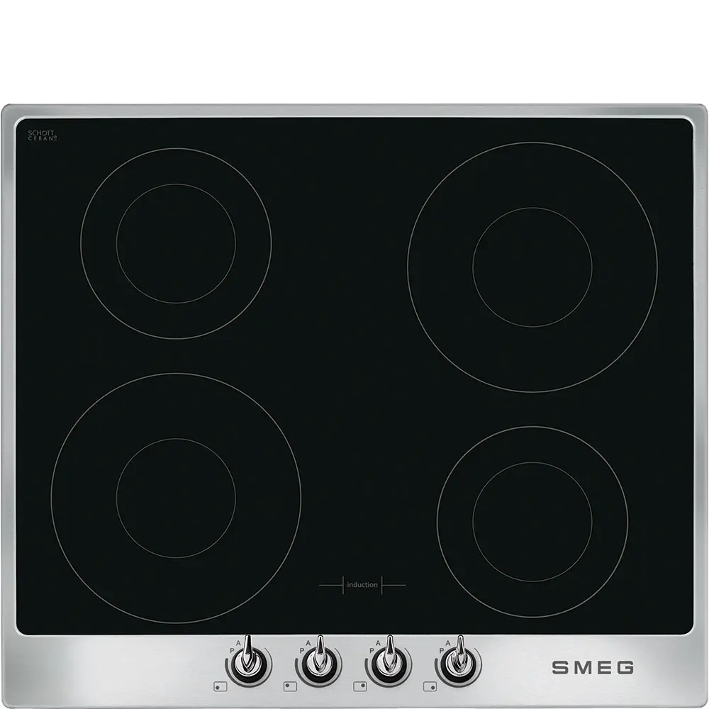 Placa de Indução Smeg Victoria - 60cm - 4 Zonas - Inox - SI964XM
