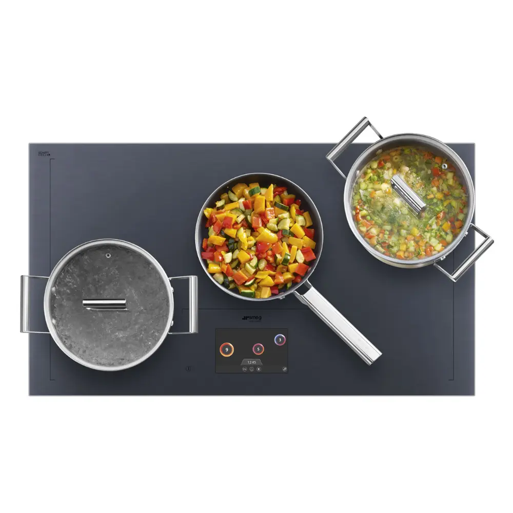 Placa de Indução Smeg Linea Area - 93cm - Zona Total Flexível - Neptune Grey - SIA1963DG - Image 9