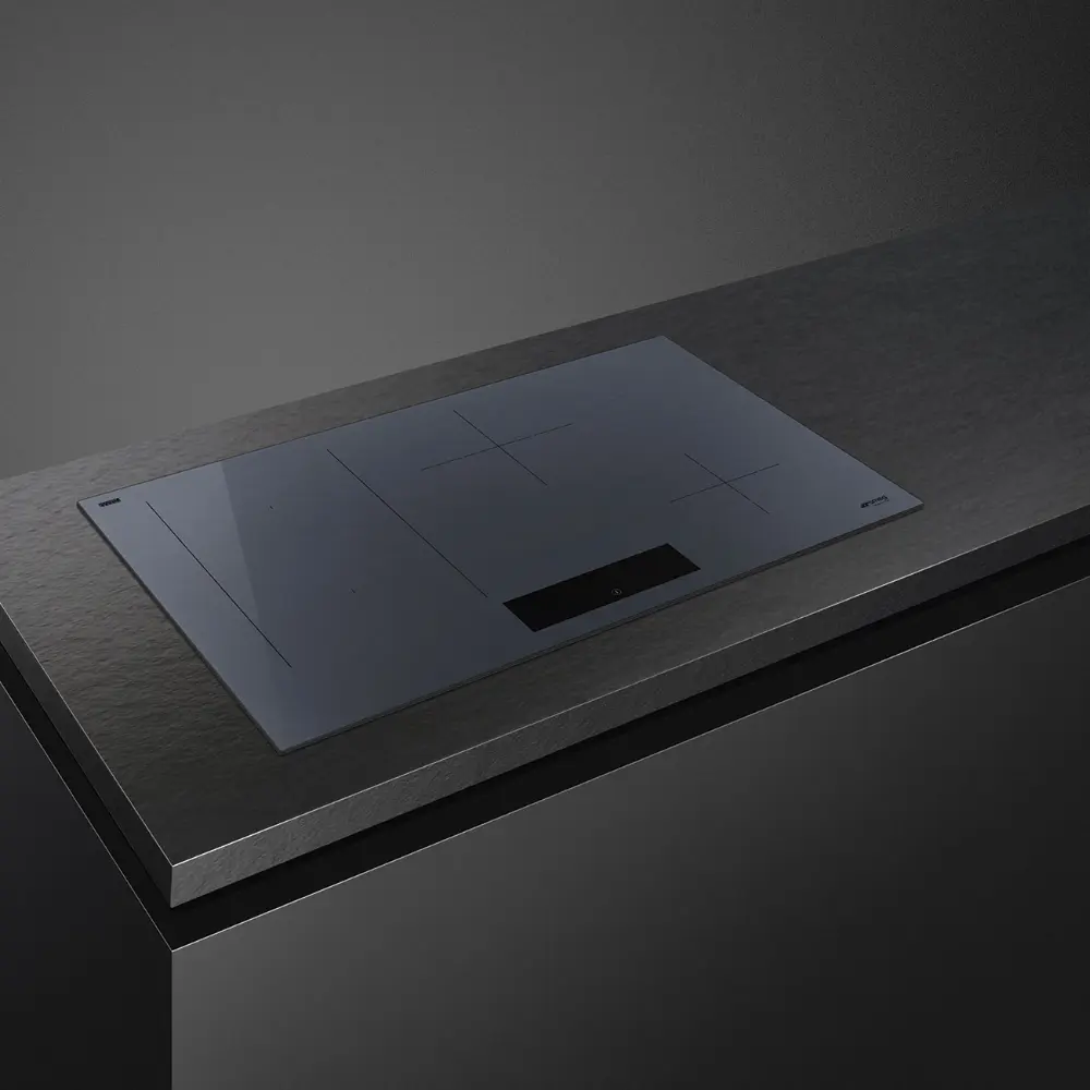 Placa de Indução Multizona Smeg Linea - 80cm - 4 Zonas - Neptune Grey - SIM1844DG - Image 2