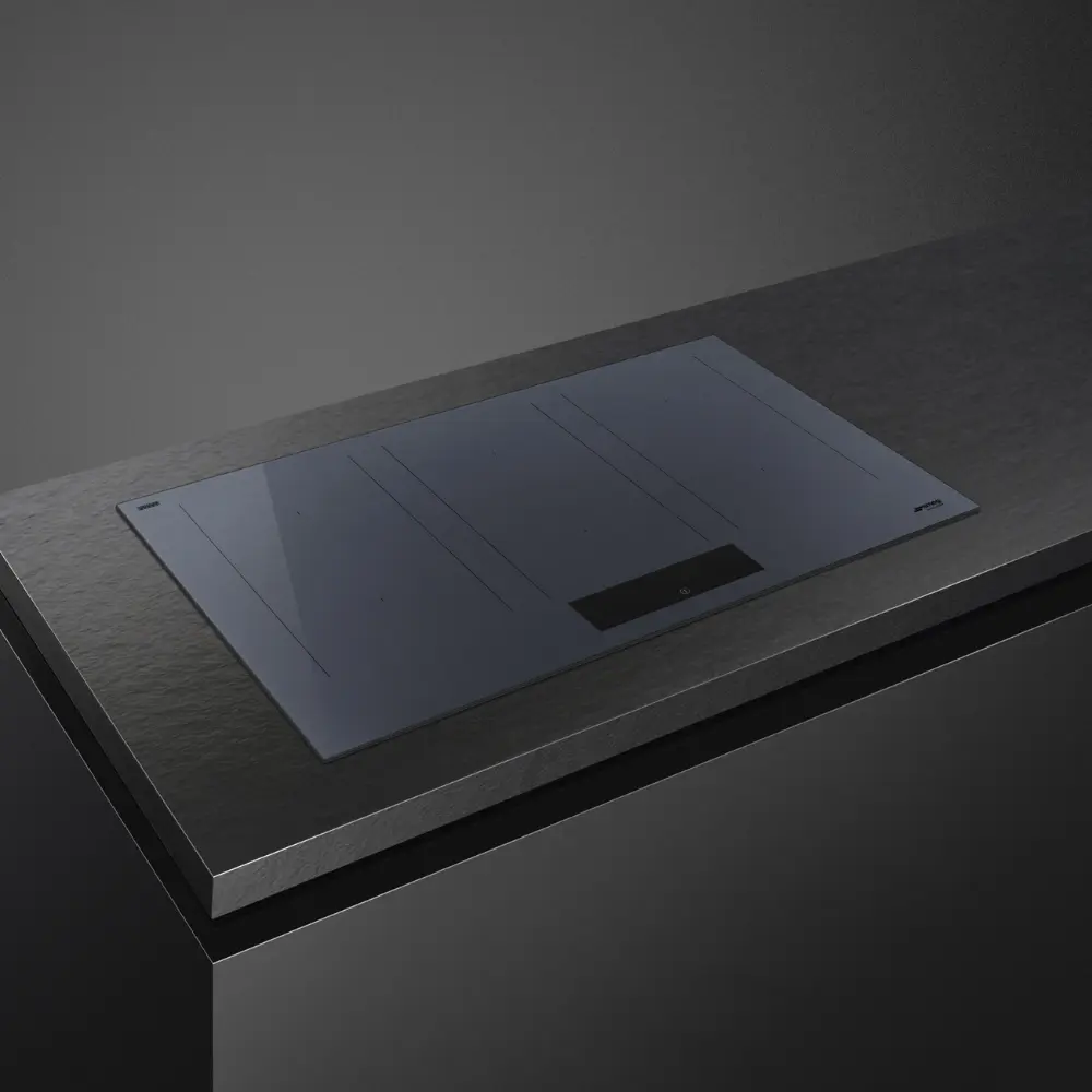 Placa de Indução Multizona Smeg Linea - 80cm - 6 Zonas - Neptune Grey - SIM1864DG - Image 4