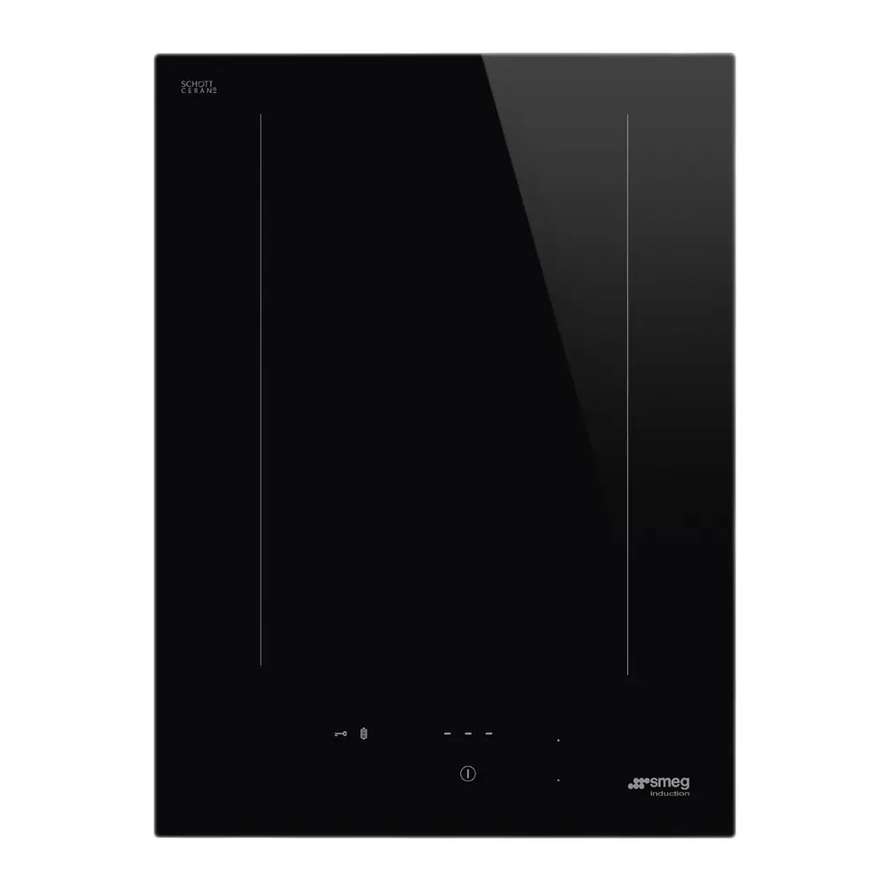 Placa de Indução Multizona Smeg - 38cm (Dominó) - 2 Zonas - Preto - SIM3323D
