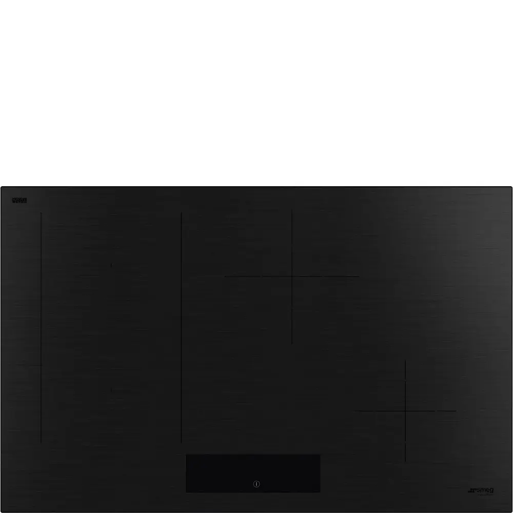 Placa de Indução Multizona Smeg Classica - 80cm - 4 Zonas - Preto Mate - SIM3844MB
