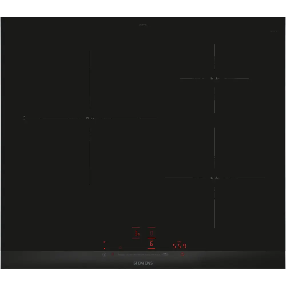 Placa de Indução Siemens iQ100 - 60 cm - Design Comfort e CookConnect - EH677HCC1E