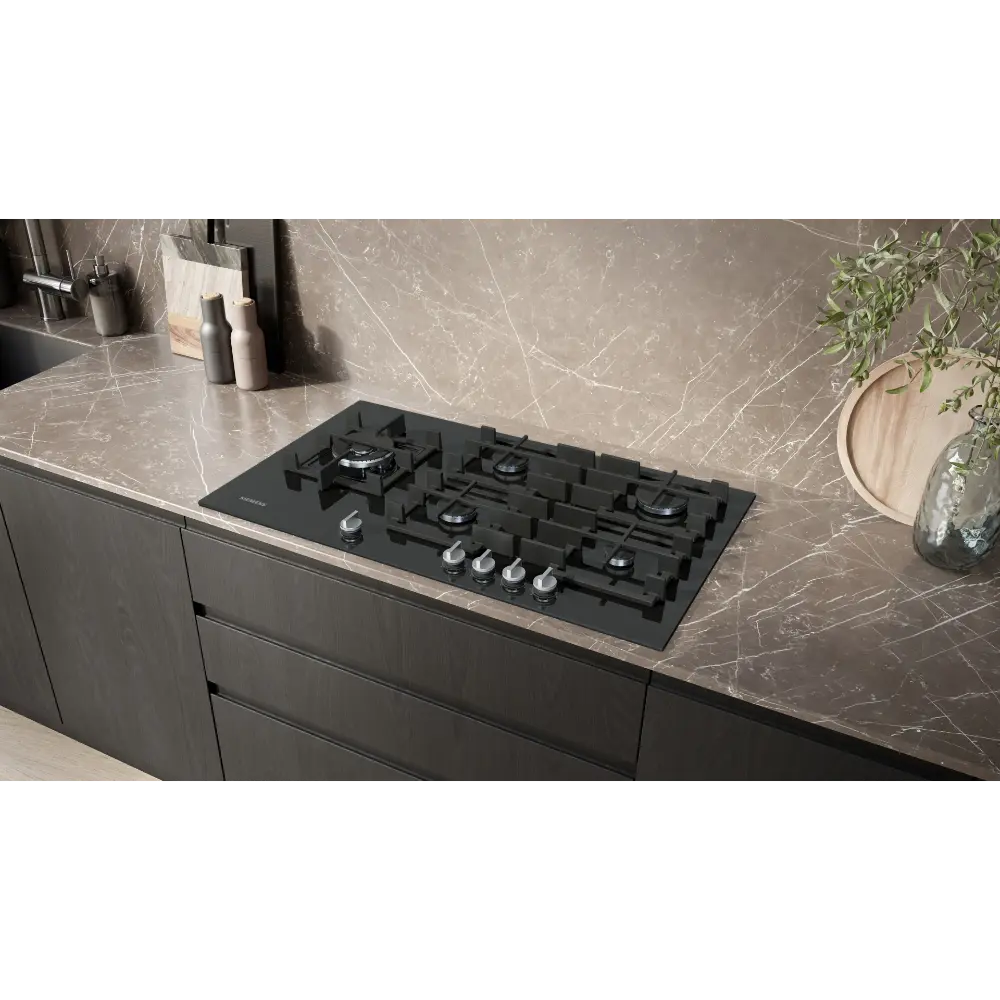 Placa a Gás Siemens iQ700 - 90 cm - Vidro Temperado com Wok 5kW e CookConnect - ER9A6SH40 - Image 3