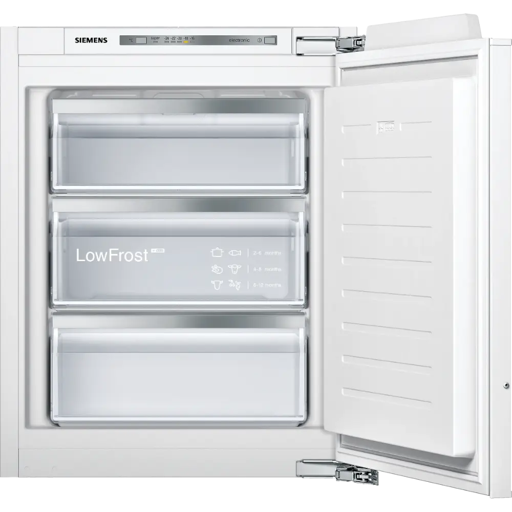 Congelador de Encastre Siemens iQ300 - 71,2 cm - LowFrost e 3 Gavetas - GI11VAFE0