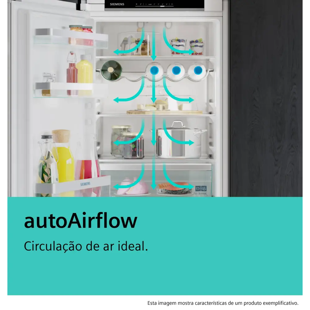 Frigorífico de Encastre Siemens iQ500 - 122,1 cm - Porta Fixa e HyperFresh - KI41RADD1 - Image 8