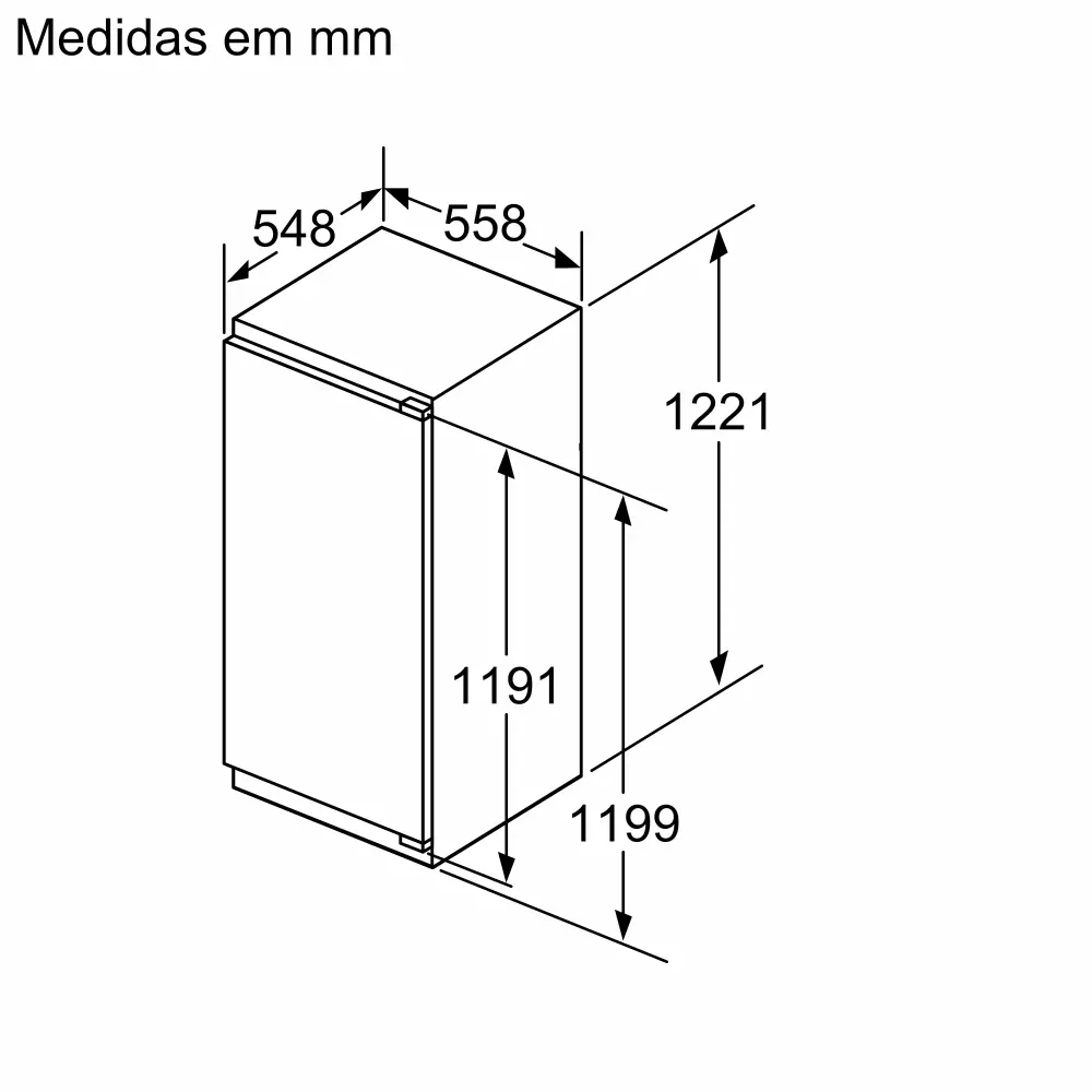 Frigorífico de Encastre Siemens iQ500 - 122,1 cm - Porta Fixa e HyperFresh - KI41RADD1 - Image 13