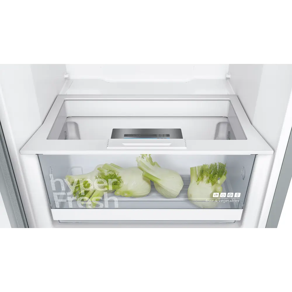 Frigorífico de Uma Porta Siemens iQ300 - 186 cm - Inox Antidedadas - Ventilado - KS36VVIEP - Image 4