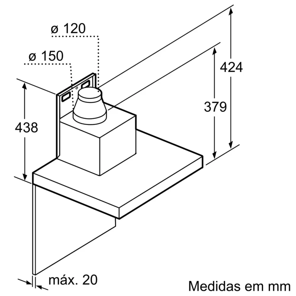 Exaustor de Parede Siemens iQ500 - 90 cm - Motor iQdrive e Interior Blindado - LC97BHP50 - Image 7