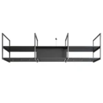 Chaminé Ilha Novy Pureline Frame 90 cm Preta 15011