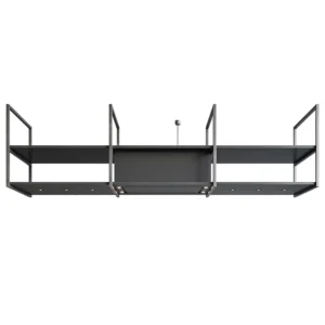 Chaminé Ilha Novy Pureline Frame 120 cm Preta 15012