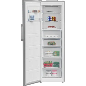 Congelador Vertical Beko - 185cm - NoFrost - Look Inox - B1RMFNE314XB