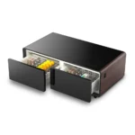 Mesa Frigorífico com Coluna de Som - Caso Design Sound & Cool - Acabamento Madeira