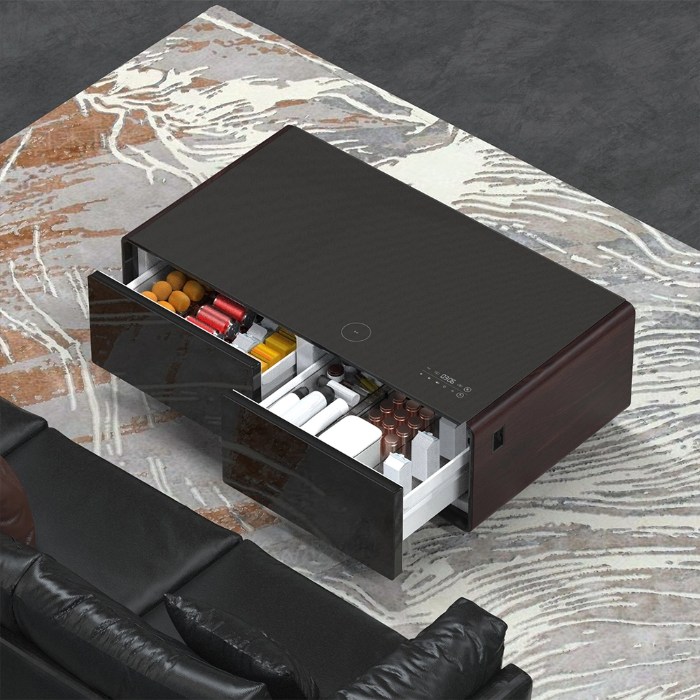 Mesa Frigorífico com Coluna de Som - Caso Design Sound & Cool - Acabamento Madeira - Image 3