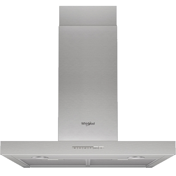 Chaminé de Parede Whirlpool WHBS 93 F LE X - 89.8 cm, 713 m³/h, Inox