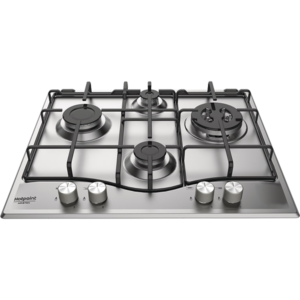 Placa a Gás Hotpoint PCN 642 T/IX/HA - 60 cm, Gás, Inox