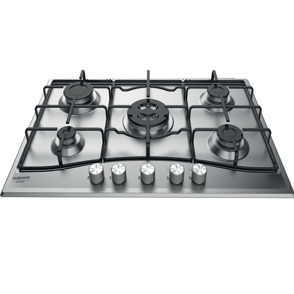 Placa a Gás Hotpoint PCN 752 T IX /HA - 75 cm, Gás, Inox