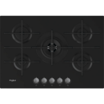 Placa Cristal Gás Whirlpool GOWL 628/NB - 73 cm, Gás, Vidro Preto